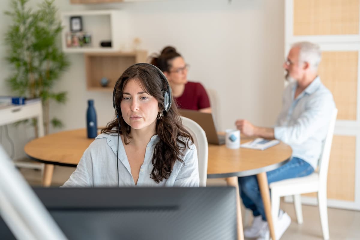 L'équipe Morgane B. au travail - aide administrative