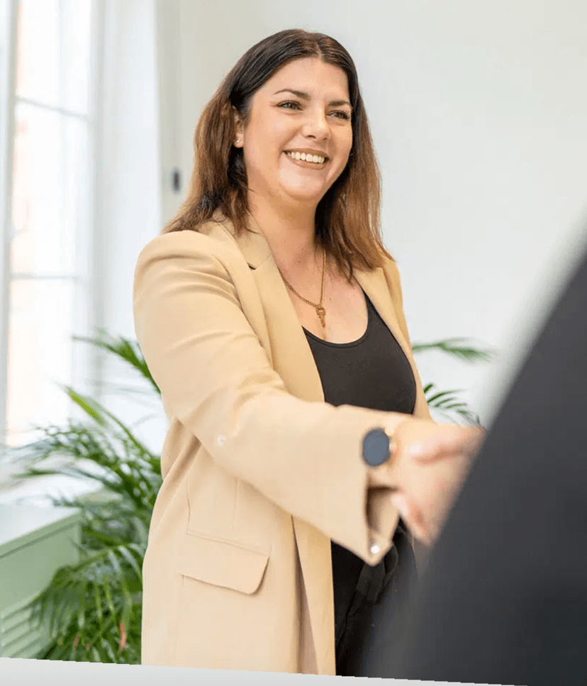 Morgane B. secrétaire indépendante à Liège